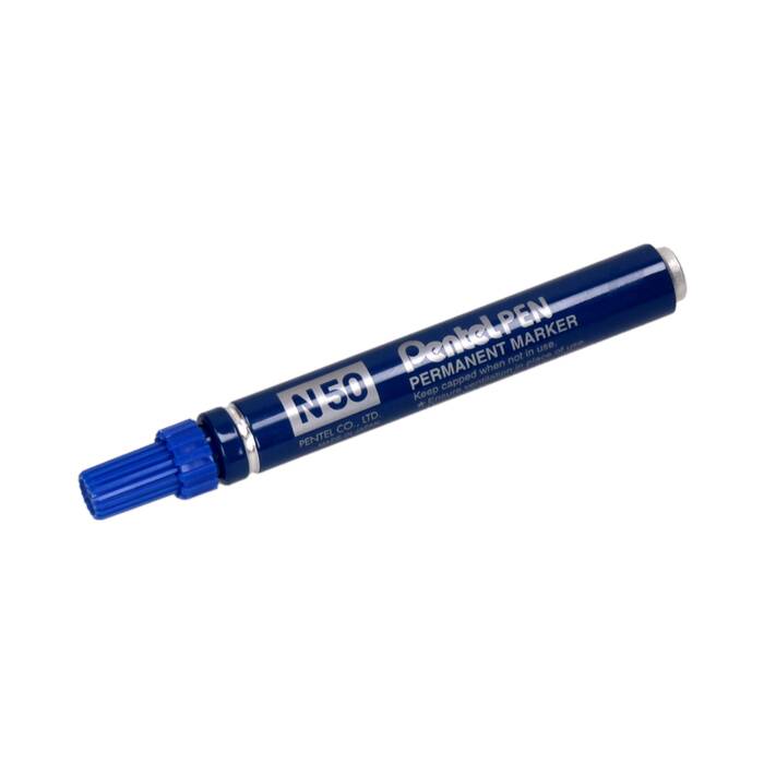 Marker permanentny 1.5mm niebieski okrągły Pentel N50 PN5138 01