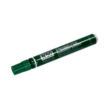 Marker permanentny 1.5mm zielony okrągły Pentel N50 PN5139 01