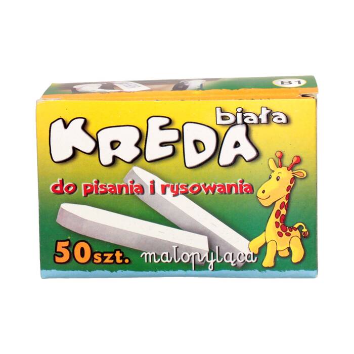 Kreda biała kwadratowa Marbor (50) B1 VM0201 01