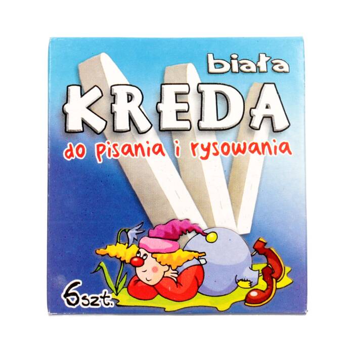 Kreda biała kwadratowa Marbor (6) B2 VM0202 01