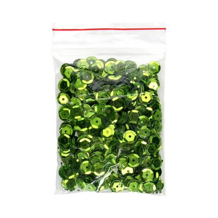 Cekiny błyszczące jasnozielone B100 Brewis 8mm VB8300 01