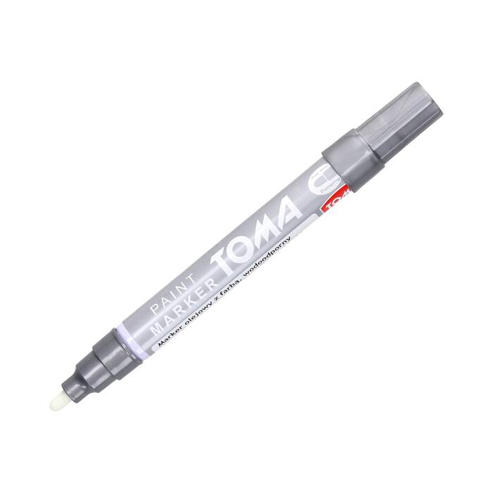 Marker olejowy 2.5mm srebrny okrągły Toma TO440 VT0332 02