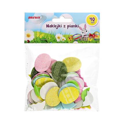 Nalepka ozdobna pianki mix PVE14 Brewis (40) VB8364 01