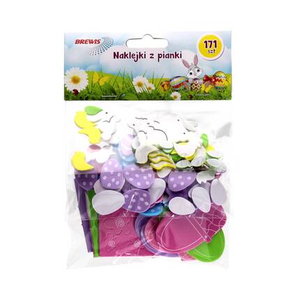 Nalepka ozdobna pianki mix PVE10 Brewis (171) VB8268 01