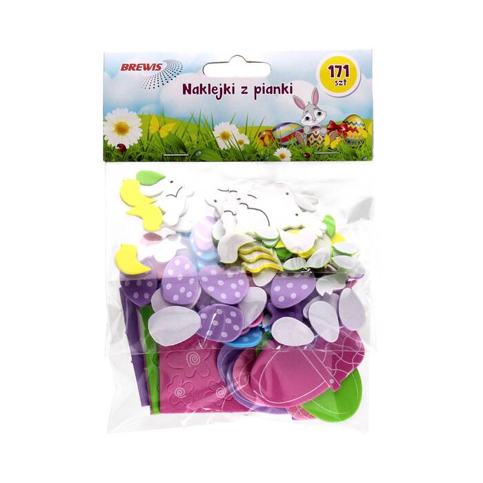 Nalepka ozdobna pianki mix PVE10 Brewis (171) VB8268 01