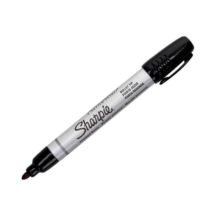 Marker permanentny 1.00mm czarny okrągły Sharpie PM5594 02