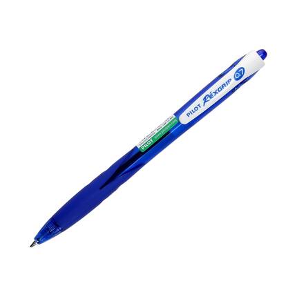 Długopis automatyczny 0.27mm niebieski BG Pilot RexGrip WP1701 01