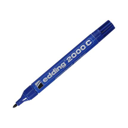 Marker permanentny 1.5-3.0mm niebieski okrągły Edding 2000 EG5079 02