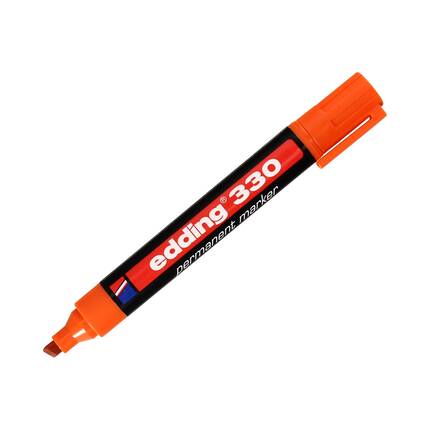Marker permanentny 1.0-5.0mm pomarańczowy ścięty Edding 330 EG5094 02