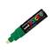 Marker plakatowy 8mm zielony ścięty Posca PC8K UN5760 02