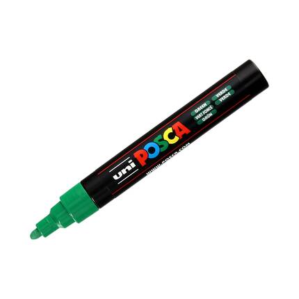 Marker plakatowy 1.8-2.5mm zielony okrągły Posca PC5M UN5729 02