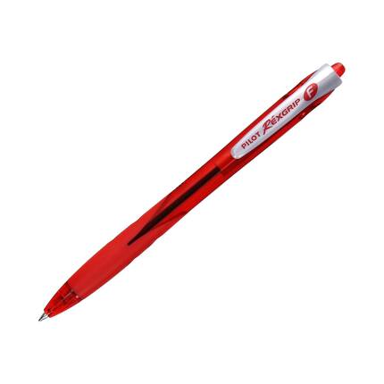 Długopis automatyczny 0.21mm czerwony Pilot RexGrip WP1324 01