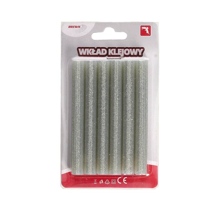 Wkład klejowy 11x100mm srebrny do pistoletu - 6szt. w opak. VB8712 01