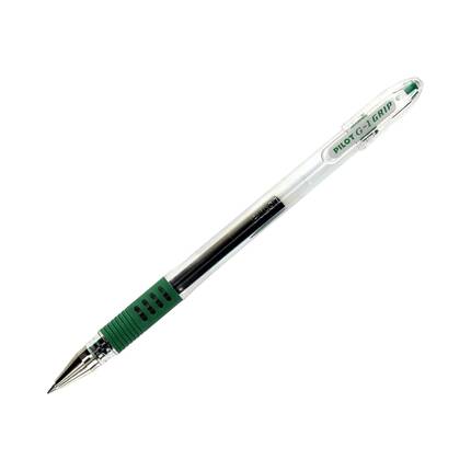 Długopis żelowy 0.32mm zielony Pilot GripG1 WP1007 02