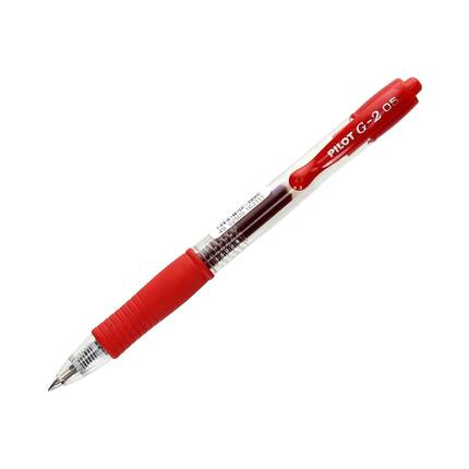 Długopis żelowy 0.32mm czerwony Pilot G2 WP1013 01