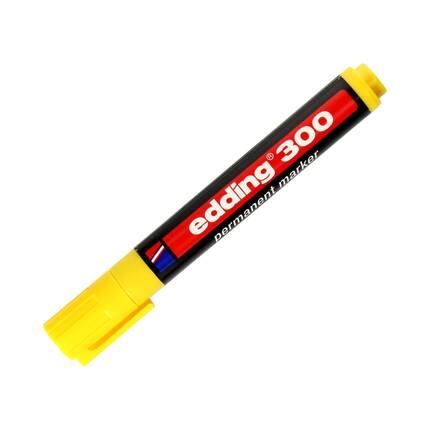Marker permanentny 1.5-3.0mm żółty okrągły Edding 300 EG5031 01