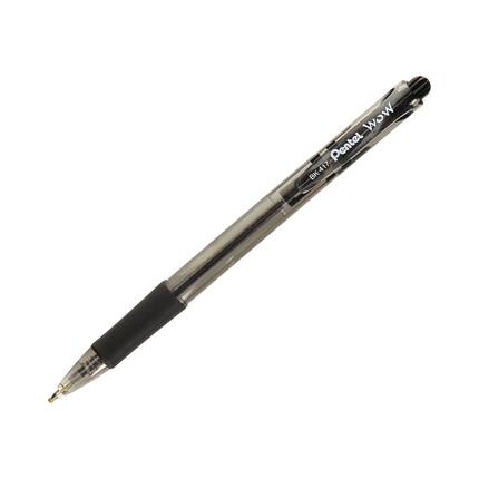 Długopis automatyczny 0.70mm czarny WOW Pentel BK417 PN6278 01