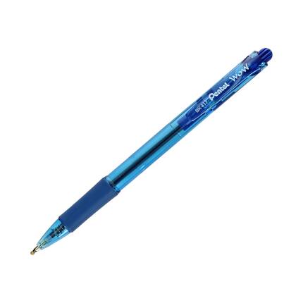 Długopis automatyczny 0.70mm niebieski WOW Pentel BK417 PN6280 01