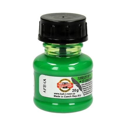 Tusz kreślarski fluorescencyjny zielony 20g KIN AR7561 01