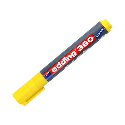 Marker tablic 1.5-3.0mm żółty okrągły Edding 360 EG5065 01