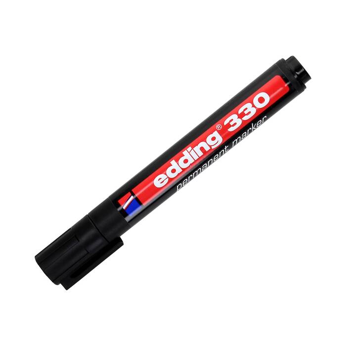 Marker permanentny 1.0-5.0mm czarny ścięty Edding 330 EG1004 01