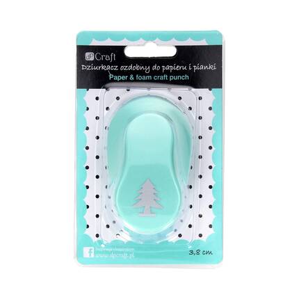Dziurkacz ozdobny papier/pianka 3,8cm Choinka DP8050 02