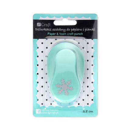Dziurkacz ozdobny papier/pianka 3,8cm Śnieżynka DP8051 02