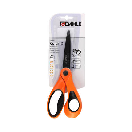 Nożyczki 21cm pomarańczowe Dahle Color Id 54508-14428 DH1008 01