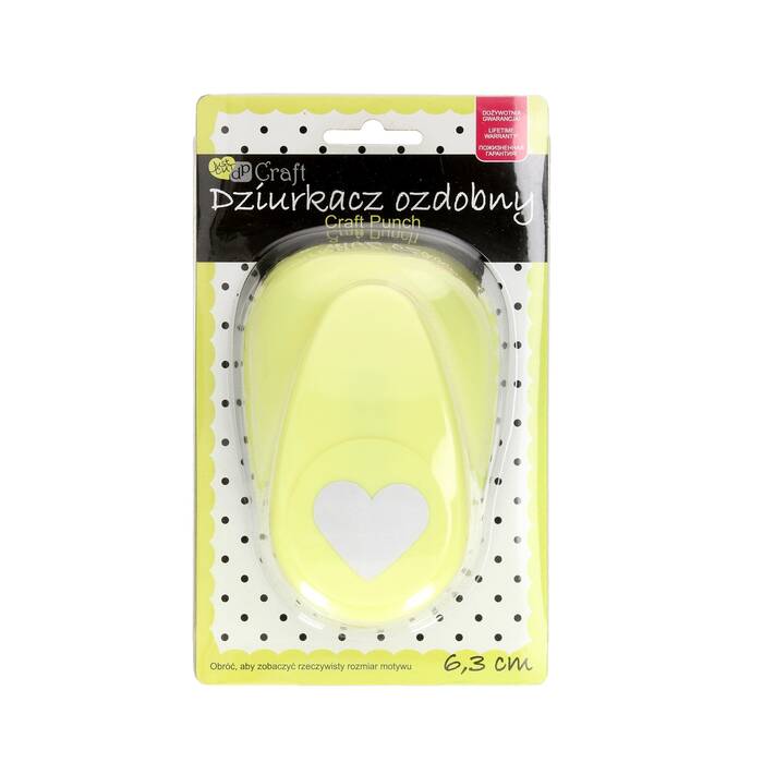 Dziurkacz ozdobny 6.3cm Serce DP9989 01