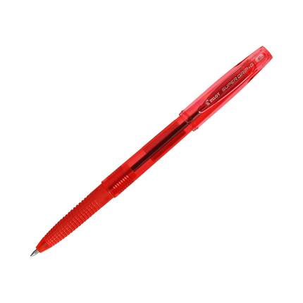 Długopis olejowy skuwka czerwony Pilot Super Grip G WP1097 02
