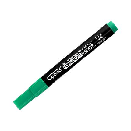 Marker permanentny 2.00mm zielony okrągły Grand GR-103R KA5606 01