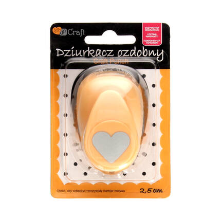 Dziurkacz ozdobny 2.5cm Serce DP9067 01