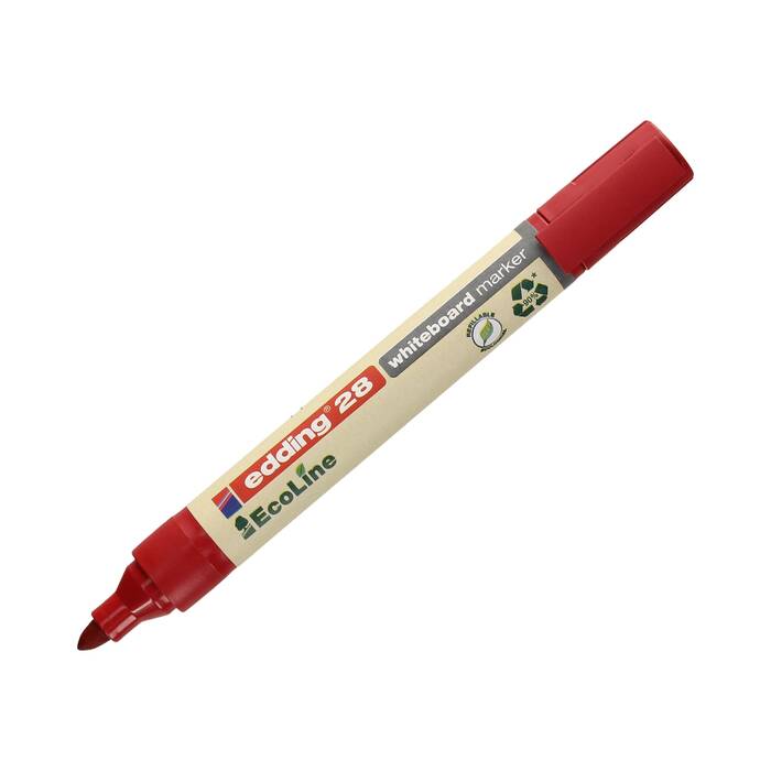 Marker tablic 1.5-3.0mm czerwony okrągły Edding 28 EcoLine EG5849 02