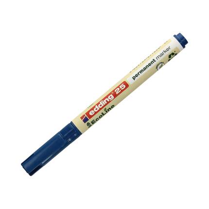 Marker permanentny 1.00mm niebieski okragły Edding 25 EkoLine EG5900 01