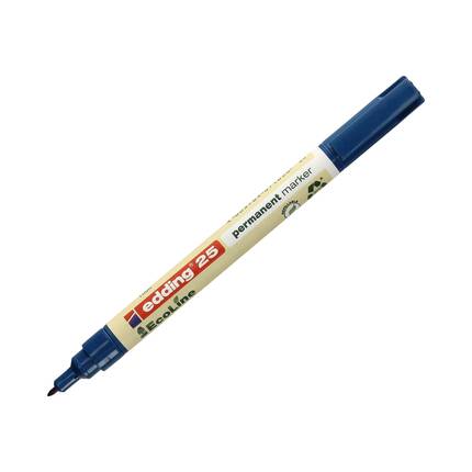 Marker permanentny 1.00mm niebieski okragły Edding 25 EkoLine EG5900 02