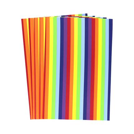 Arkusze piankowe A4/5 paski Rainbow Happy Color ST7826 02