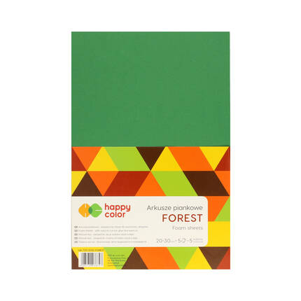 Arkusze piankowe A4/5 5kol Forest Happy Color ST7767 01