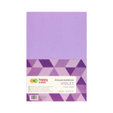 Arkusze piankowe A4/5 fiolet Violet Happy Color ST1752 01
