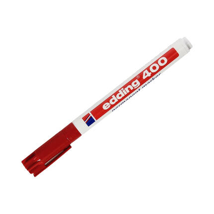 Marker permanentny 1.00mm czerwony Edding 400 EG1073 01