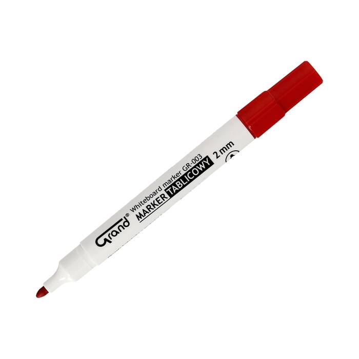 Marker tablic 1.0-3.8mm czerwony Grand GR-003 KA1018 02