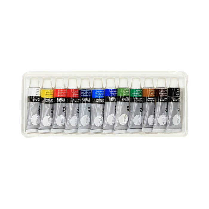 Farba olejna 12kol 12ml Daler-Rowney Simply VA8513 02