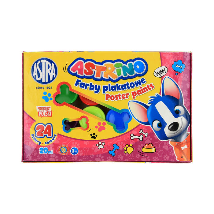 Farba plakatowa 24kol 10ml Astrino Astra 301221005 AZ0081 01