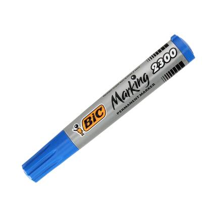 Marker permanentny 3.7-5.5mm niebieski ścięty Bic BP1053 01
