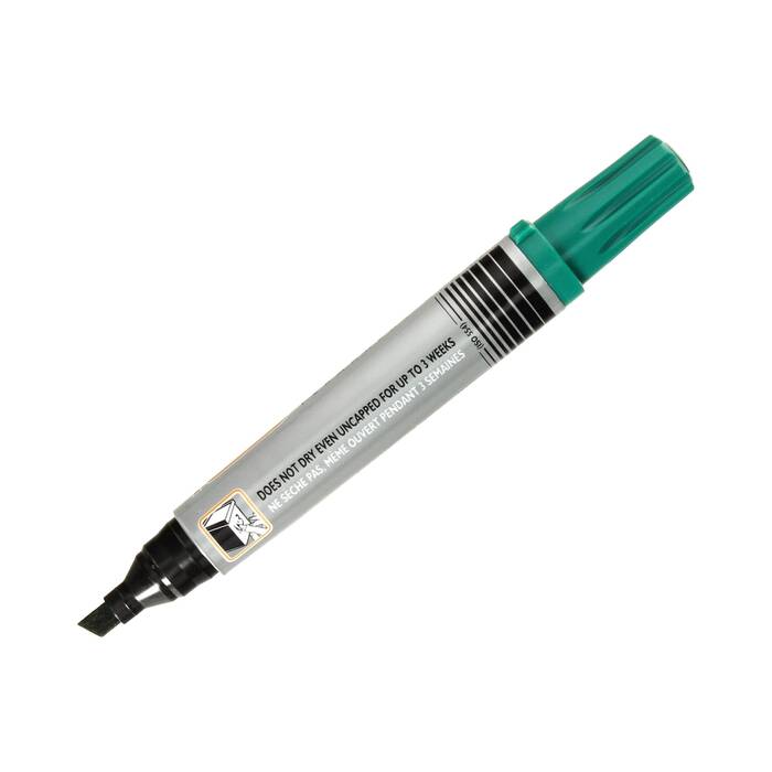 Marker permanentny 3.7-5.5mm zielony ścięty Bic BP1055 02