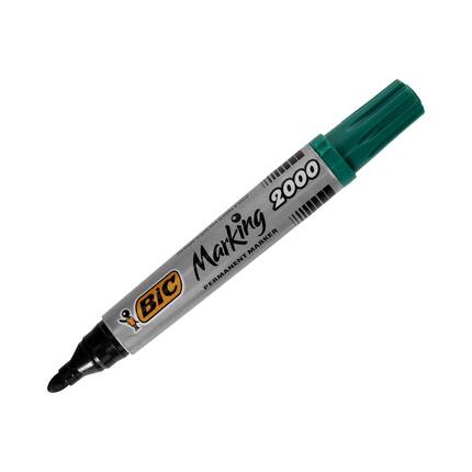 Marker permanentny 1.7mm zielony okrągły Bic BP1027 02