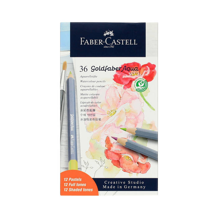 Kredki akwarelowe 36kol Faber Castell FC114639 FC6519 01