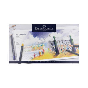 Kredki ołówkowe 36kol opak. metalowe Goldfaber Faber Castell FC6528 01