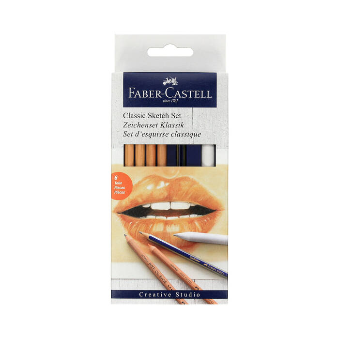 Zestaw do szkicowania Classic Faber Castell 114004FC FC6550 01