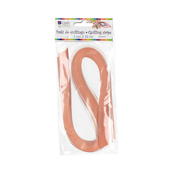 Paski do quillingu 3mm różowe (100) DP1526 01
