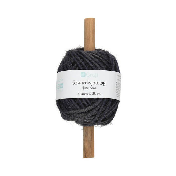 Sznurek jutowy 2mmx30m antracyt DP1839 01